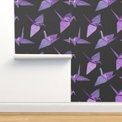 origami cranes ultra violet