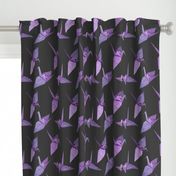 origami cranes ultra violet