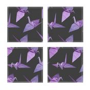 origami cranes ultra violet