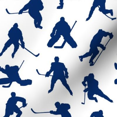Blue Hockey Players // Small