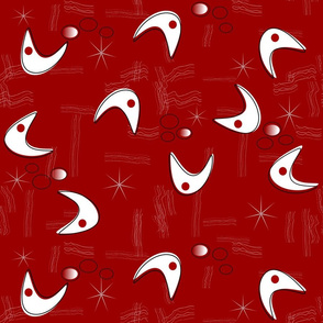 Boomerangs on Red