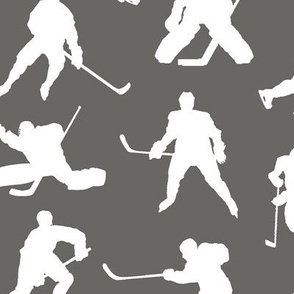 Hockey Players on Slate // Large