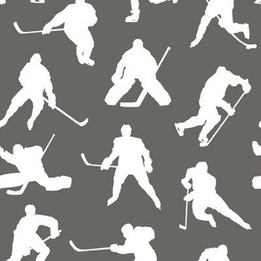 Hockey Players on Slate // Small