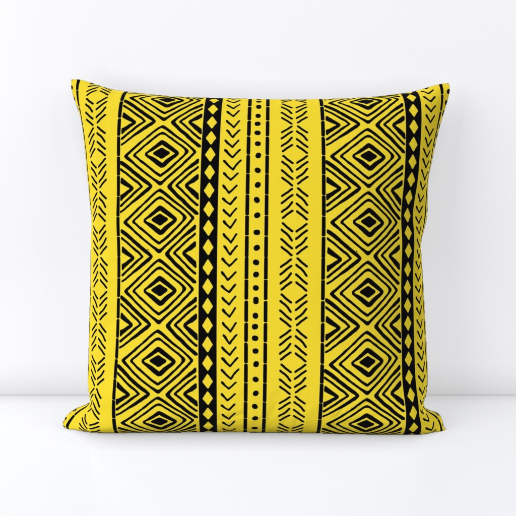 Lemon Mud Cloth // Large