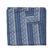 Navy Mud Cloth // Large