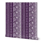 Plum Mud Cloth // Large