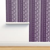 Plum Mud Cloth // Large