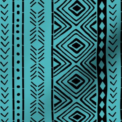 Turquoise Mud Cloth // Small