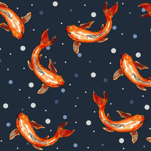 Swimming Koi