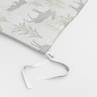 Home in the Forest - Woodland Animals Bear Moose Deer Pine Trees Baby Nursery Bedding GingerLous