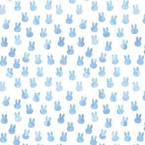 small bunnies in blue