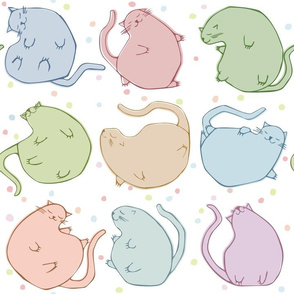 BLOBBY CATS just cats