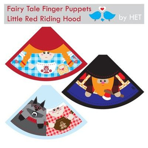 Little Red Riding Hood Finger Puppets