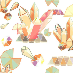 paper prisms origami crystals and gems