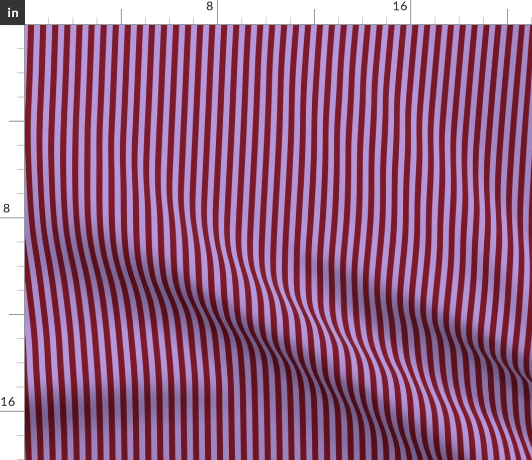 Red and Lavender Stripe, Equal