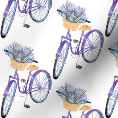 Purple Bike with Lavender