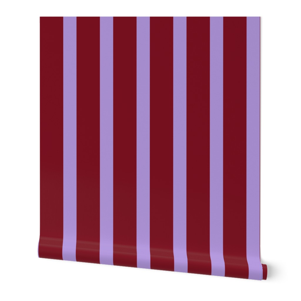 Thin Lavender, Thick Red Stripe