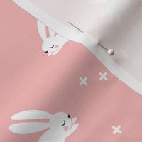 bunnies on pink
