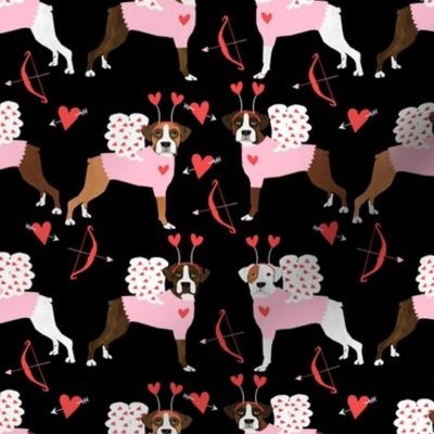 boxer love bug cupid costume dog breed fabric black