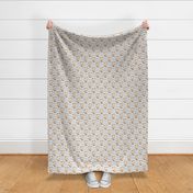 Sweet Baby Fox (gray stripe) - Woodland Animal Baby Nursery Crib Sheets Blanket Bedding GingerLous