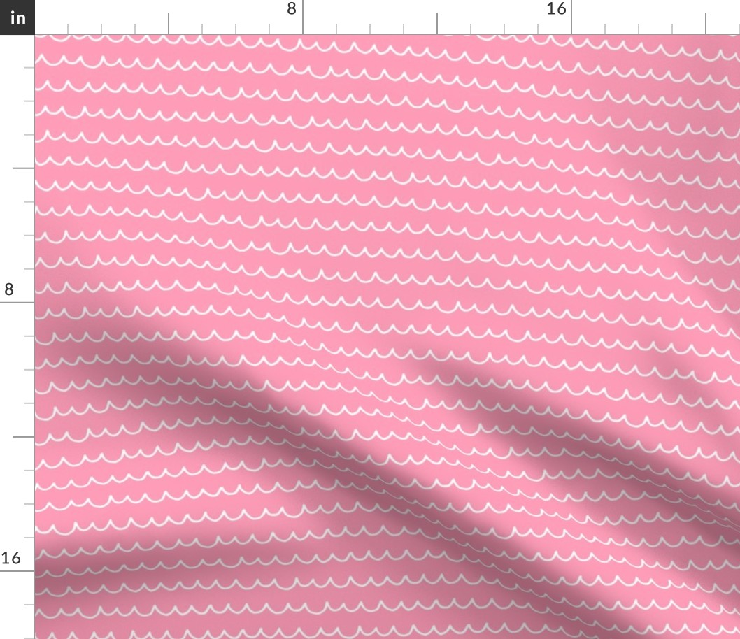 So Wavey (pink) Coordinate for Sloth patchwork fabric, Design EA