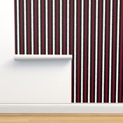 distress stripe 3 color black burgundy white