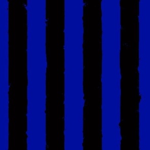 Distress Stripe Black Twilight Blue