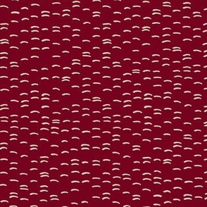 Weaving Structure Burgundy