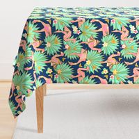 Flamingami Ori-topia//Flamingo Origami Utopia (navy) 