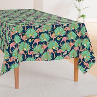 Flamingami Ori-topia//Flamingo Origami Utopia (navy) 