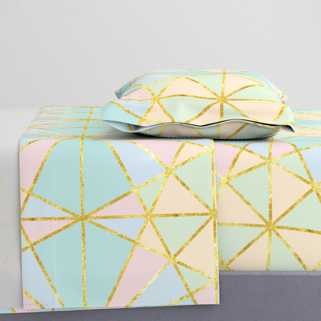 origami fold pastel with gold large-01