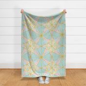 origami fold pastel with gold large-01