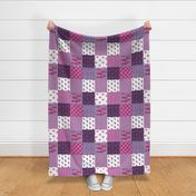 Cheater Quilt Beagle Violet