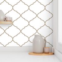 beige ogee greige trellis moroccan trellis tan ogee