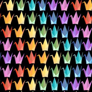 Paper Cranes Rainbow Waves