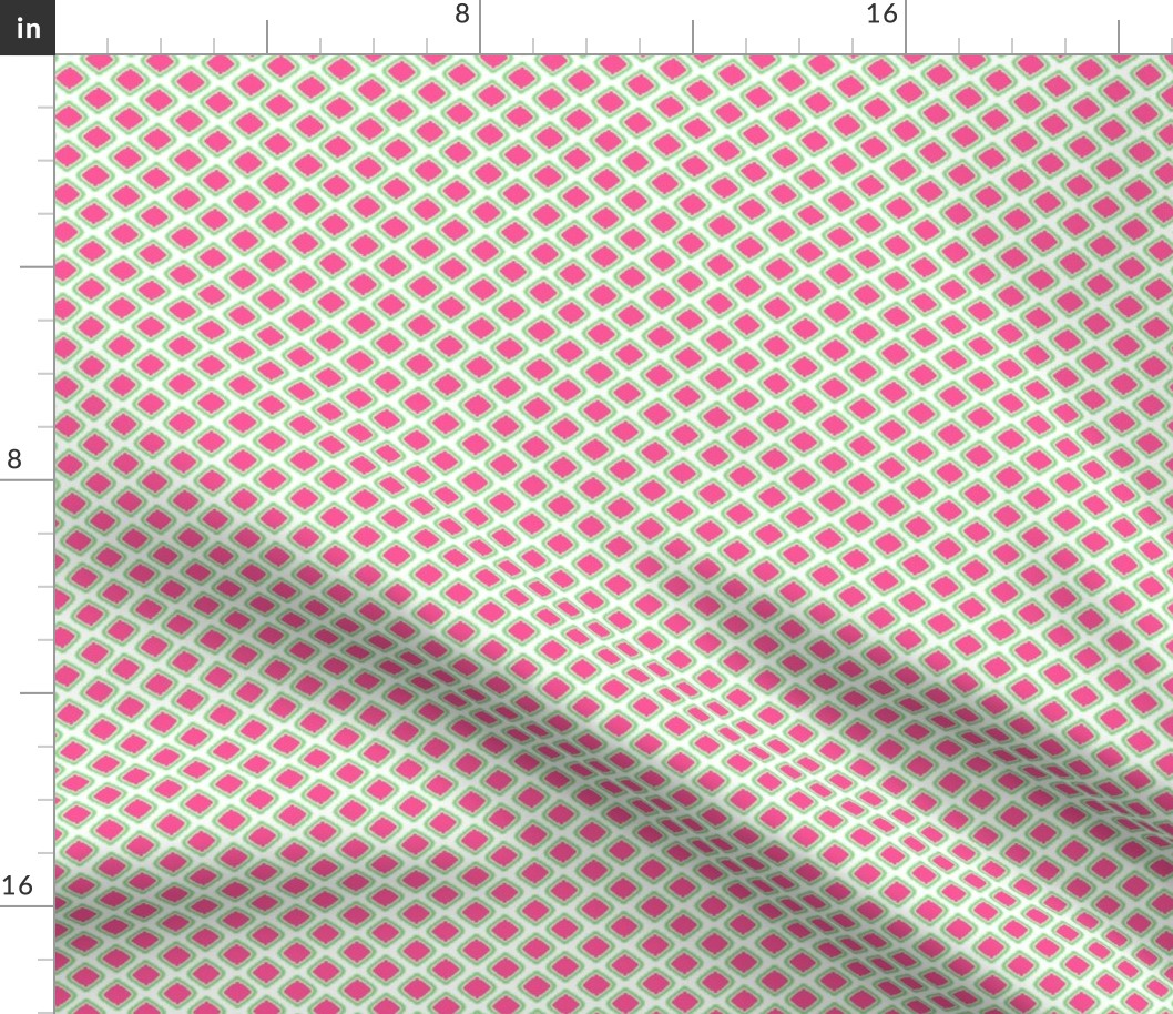 Tiny Ikat Square Pink