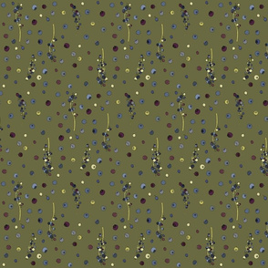 Blueberry scatter moss