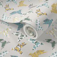 Origami birds