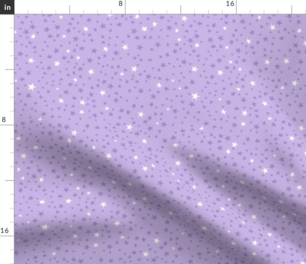 Scattered Stars (Light Purple)