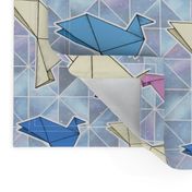 Cosmic Origami Doves