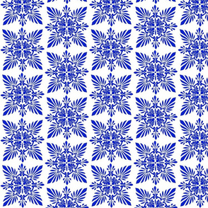 blue greek pattern