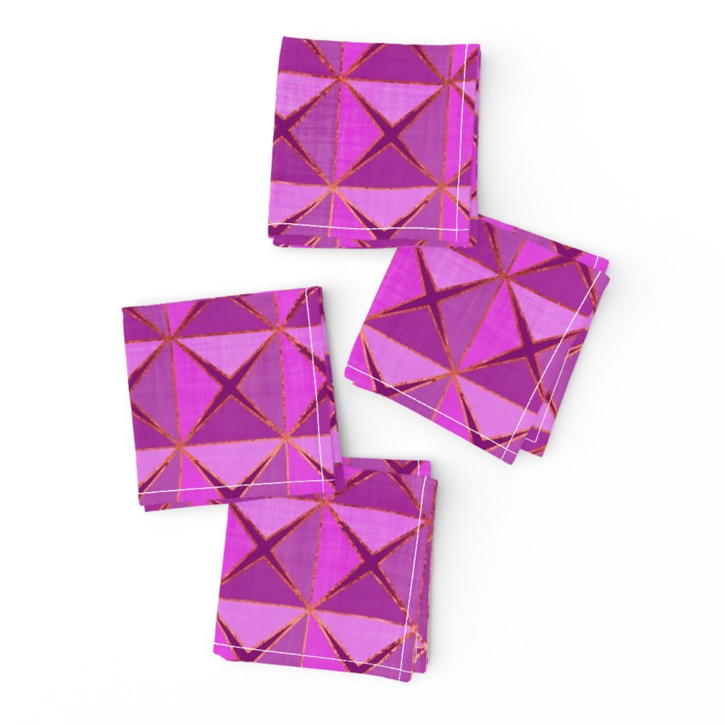 Magenta Linen Origami