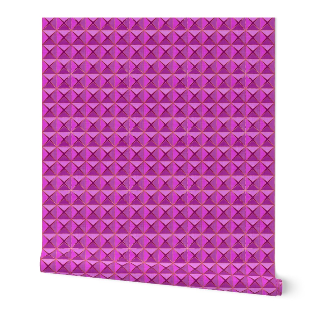 Magenta Linen Origami