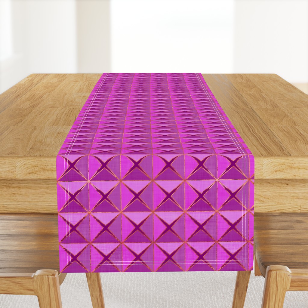 Magenta Linen Origami