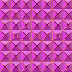 Magenta Linen Origami