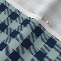 blue buffalo check - navy and blue design