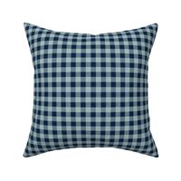 blue buffalo check - navy and blue design