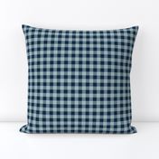 blue buffalo check - navy and blue design