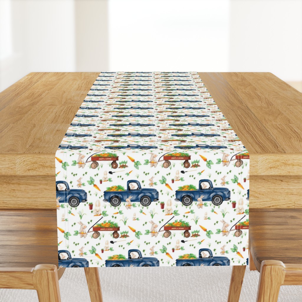 Boy Easter Bunny Trucks and Wagons 6x6
