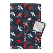 Origami Swallow Navy Blue